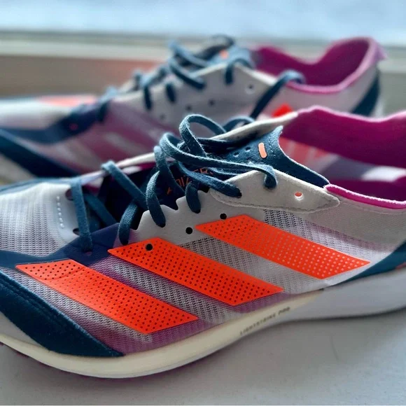 Adidas Adizero Adios 7 shoes, M7.5/W8.5, EUC - Picture 5 of 11